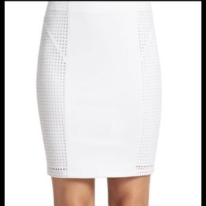 Guess White Pencil Skirt